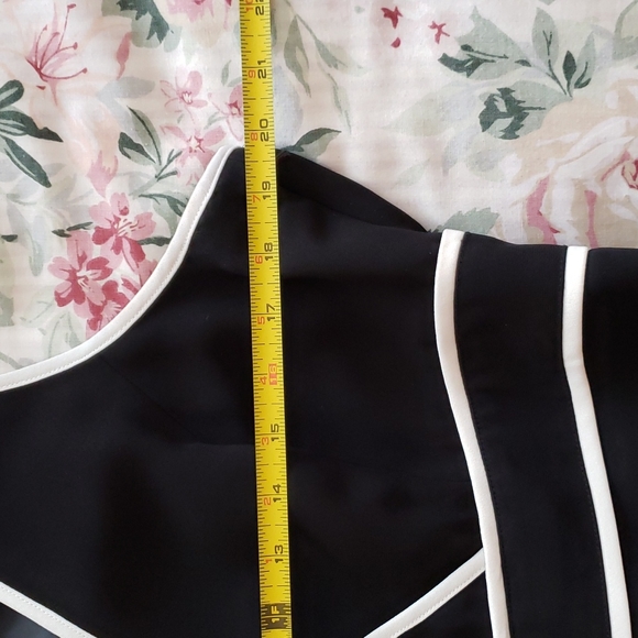 Evan Picone black and white Dress 14 EUC - Picture 7 of 8